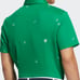 Men’s PLAY GREEN MONOGRAM GOLF POLO SHIRT Size XL Green new Adidas