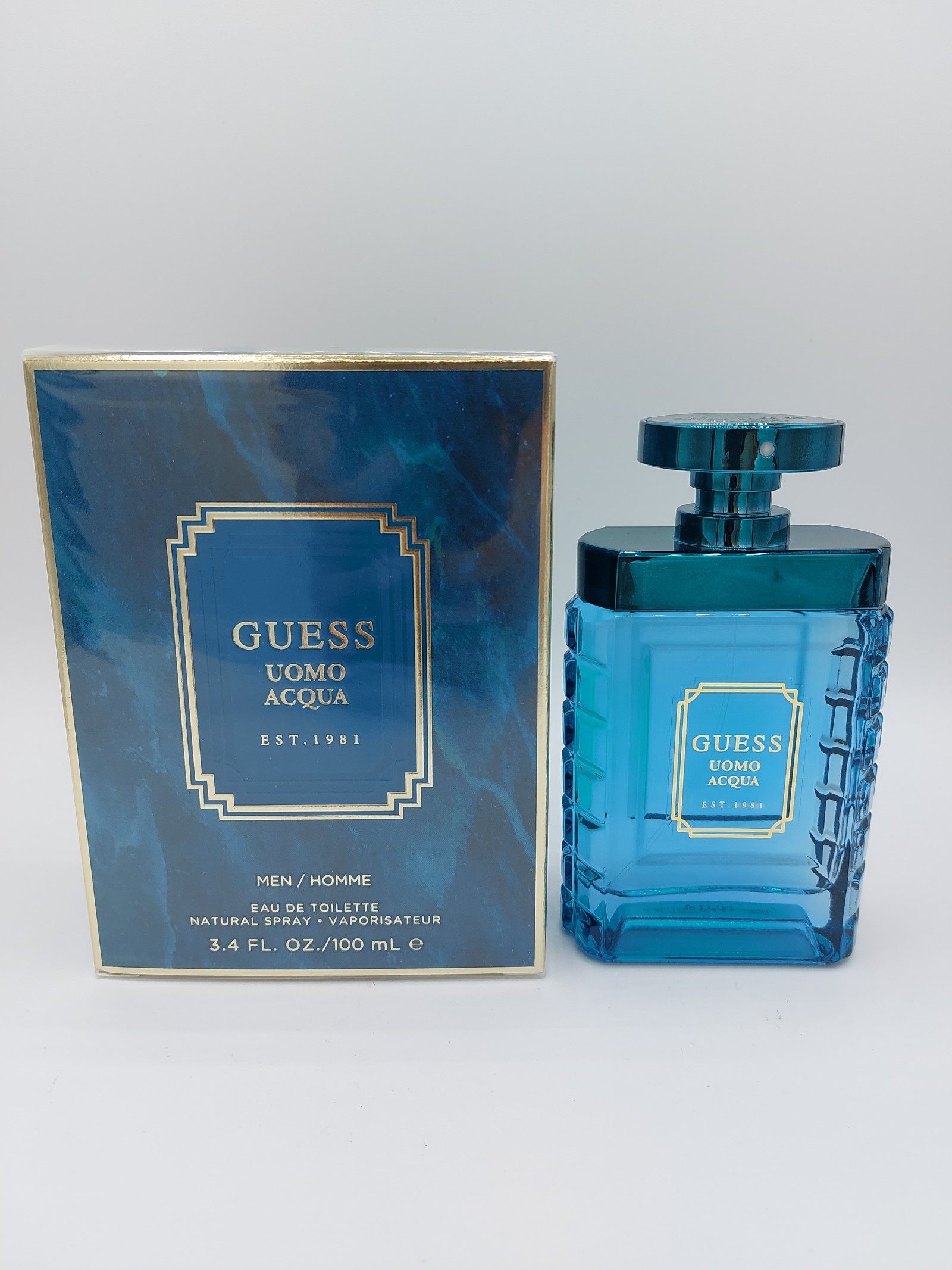 Guess UOMO Acqua EST 1981 for Men EDT Spray 100ml / 3.4 FL.OZ.