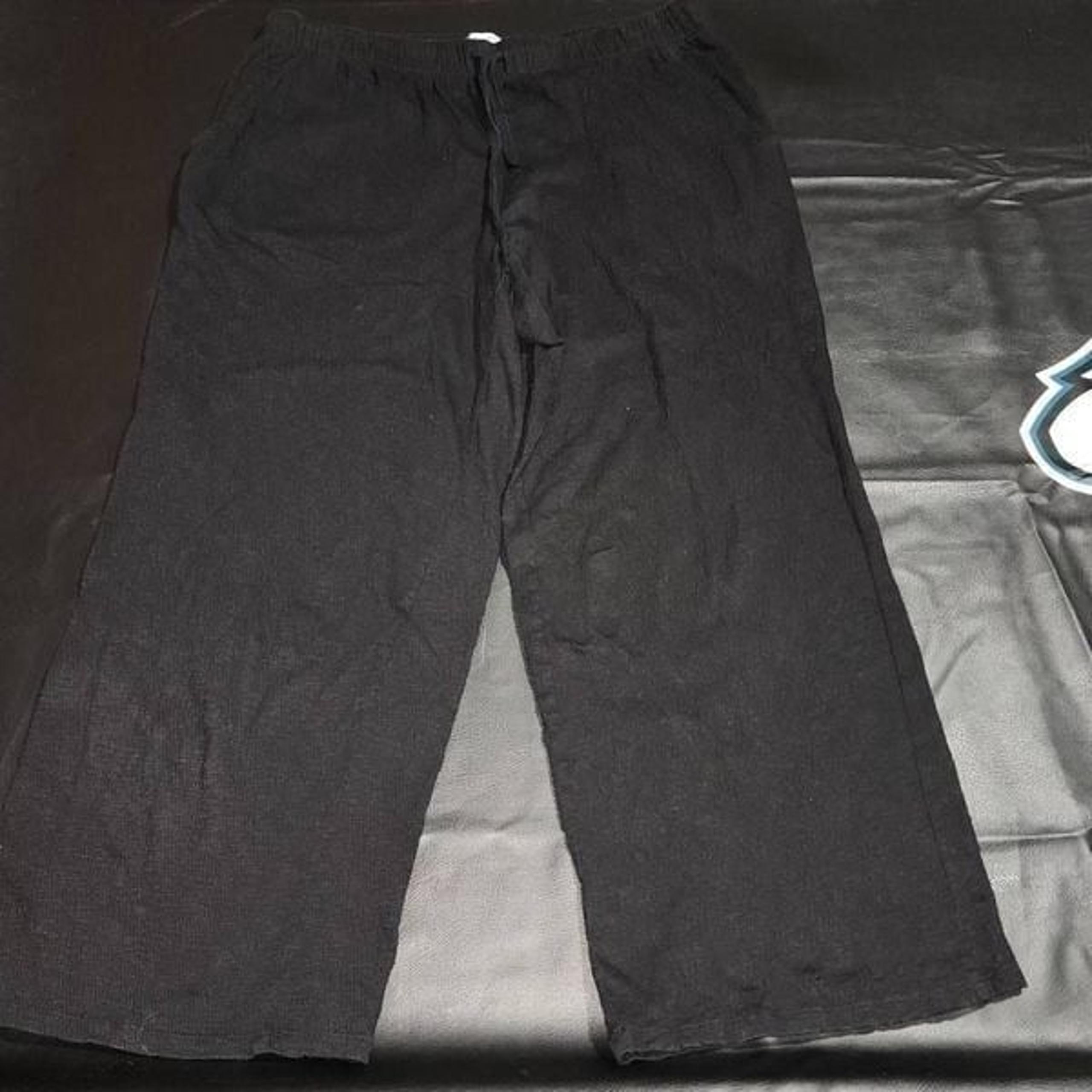 Urban Outfitters Womens Black Wide Leg Crop Pants XL