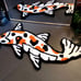 Handmade Koi Fish Tufted Rug NEW