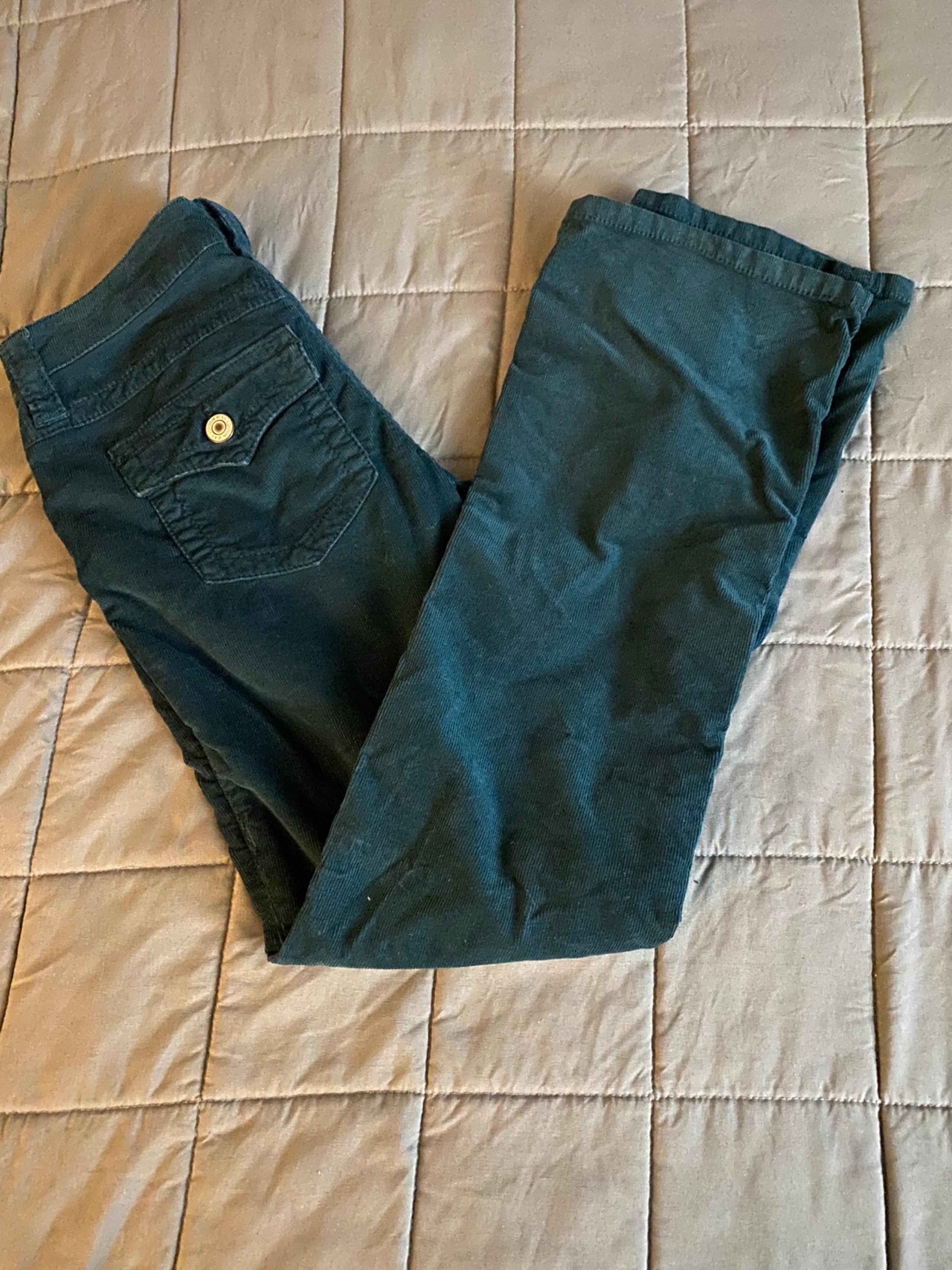 London Jean Teal Corduroy pants