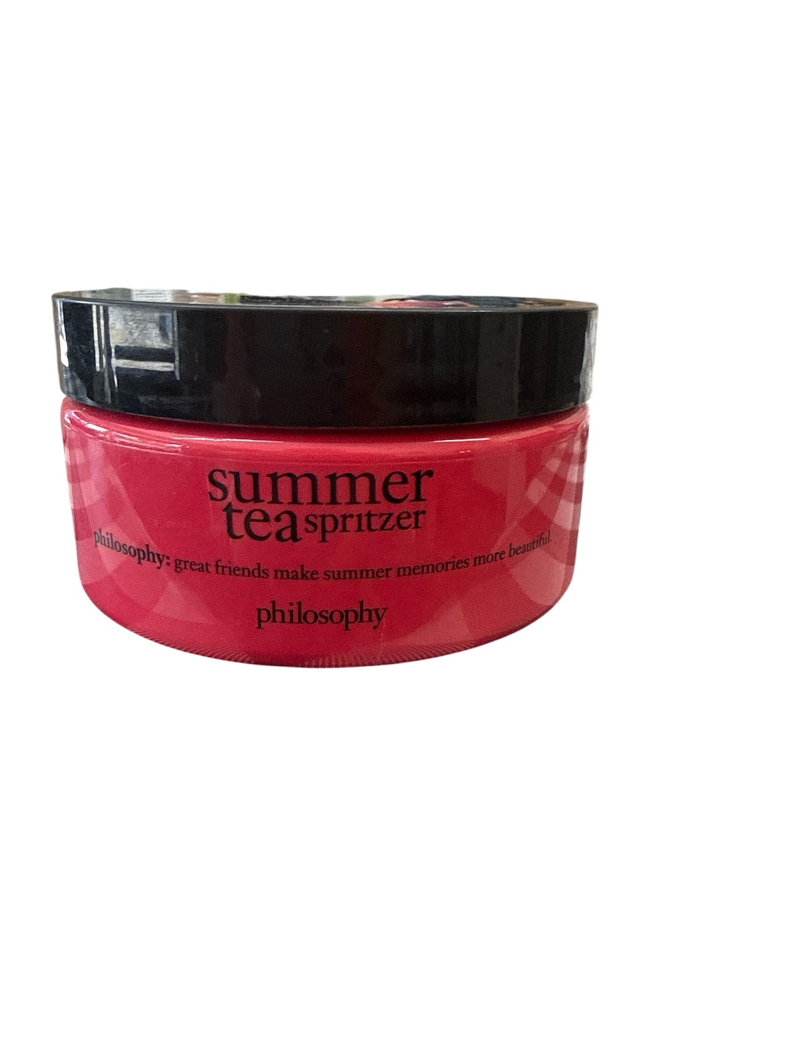 Philosophy Summer Tea Spritzer Body Souffle New Unsealed 8oz