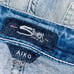 Silver Light Wash Aiko Jean Shorts 30