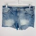 Silver Light Wash Aiko Jean Shorts 30