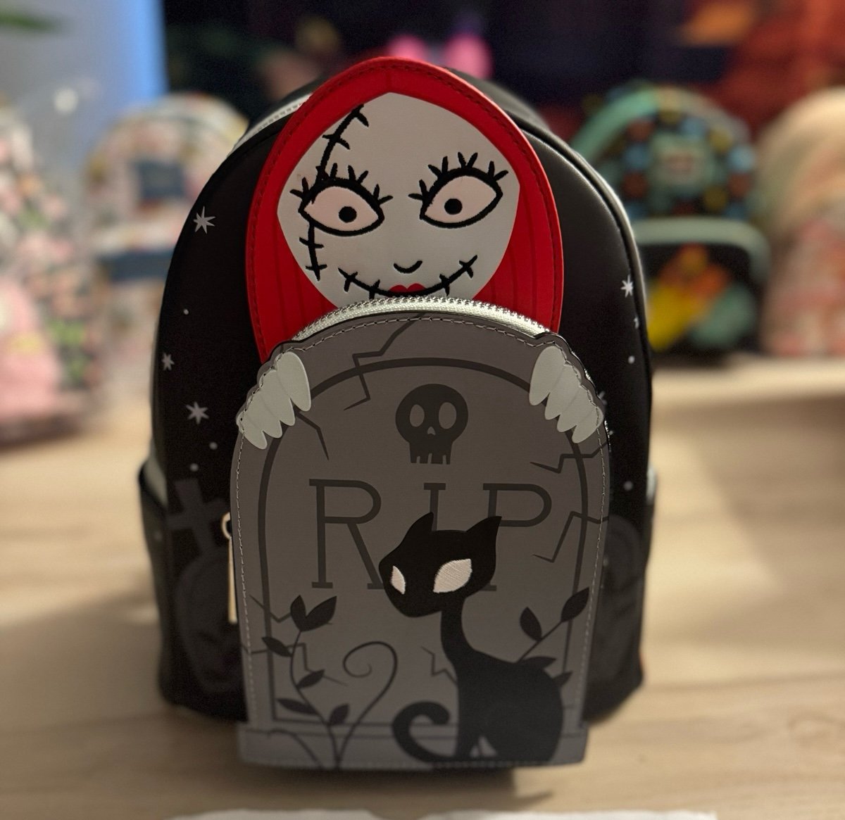 Loungefly Nightmare Before Christmas Sally Cemetery Glow Mini Backpack