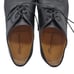 SANTONI Mens Black Leather Perf Cap Toe Oxford UK 10.5/US 11.5 D Shoe Italy 730