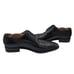SANTONI Mens Black Leather Perf Cap Toe Oxford UK 10.5/US 11.5 D Shoe Italy 730