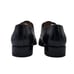 SANTONI Mens Black Leather Perf Cap Toe Oxford UK 10.5/US 11.5 D Shoe Italy 730