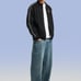 HOT SALE! New! Cotton On!! Tricot Track Jacket black Size XL Men's