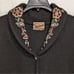 Vintage Woolrich Floral Embroidered Collar Capeze Shell Button Down Cardigan