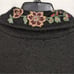 Vintage Woolrich Floral Embroidered Collar Capeze Shell Button Down Cardigan