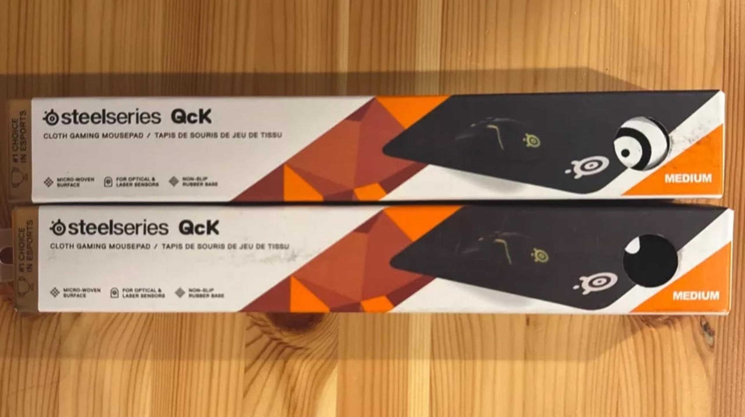 Steelseries Qck Gaming Mouse Pad - Medium - Optimized for Gaming Sensors (2 pk)