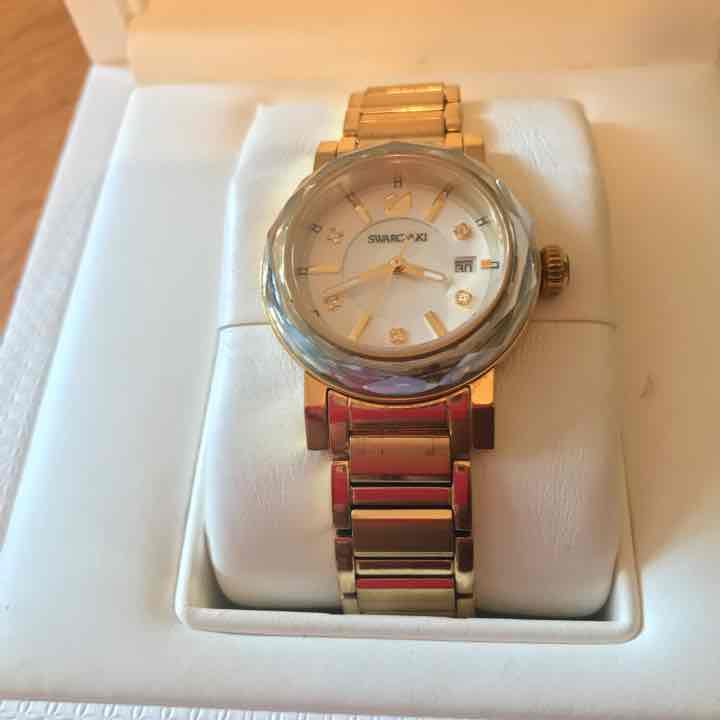 Swarovski Gold Watch