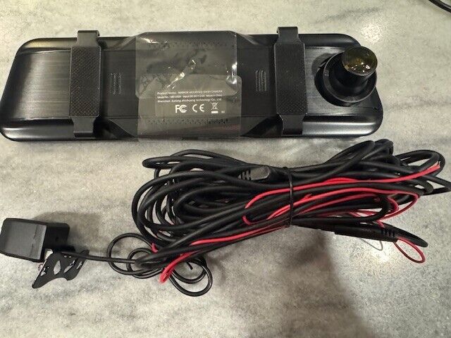 4K Rear View Mirror Camera,10'' Mirror Dash Cam with 1080P Rear Camera,32gb card