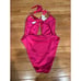 Trina Turk Women's One Piece Halter Swimsuit Pink Size 6 Cutout Design