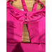 Trina Turk Women's One Piece Halter Swimsuit Pink Size 6 Cutout Design
