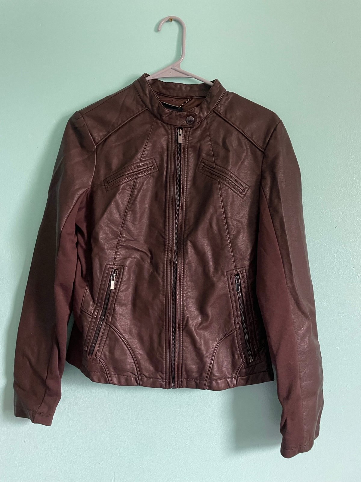 Express faux leather jacket