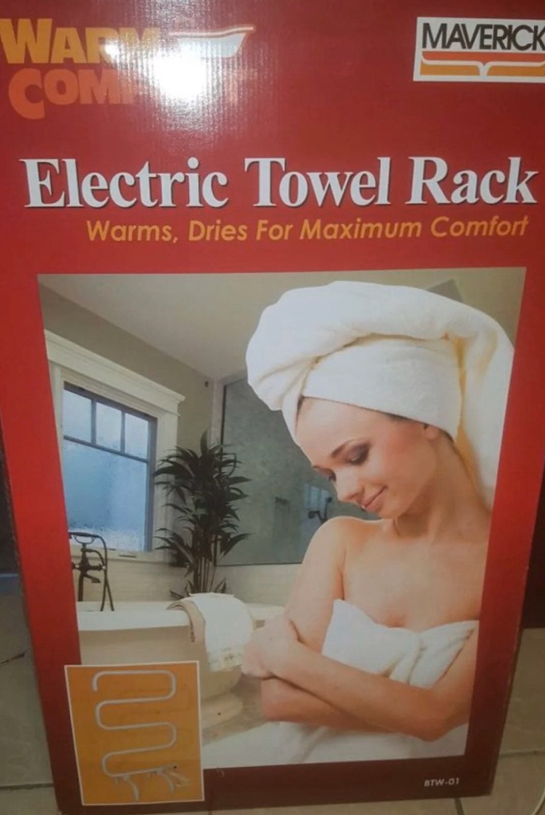 Electronic towel rack brand New