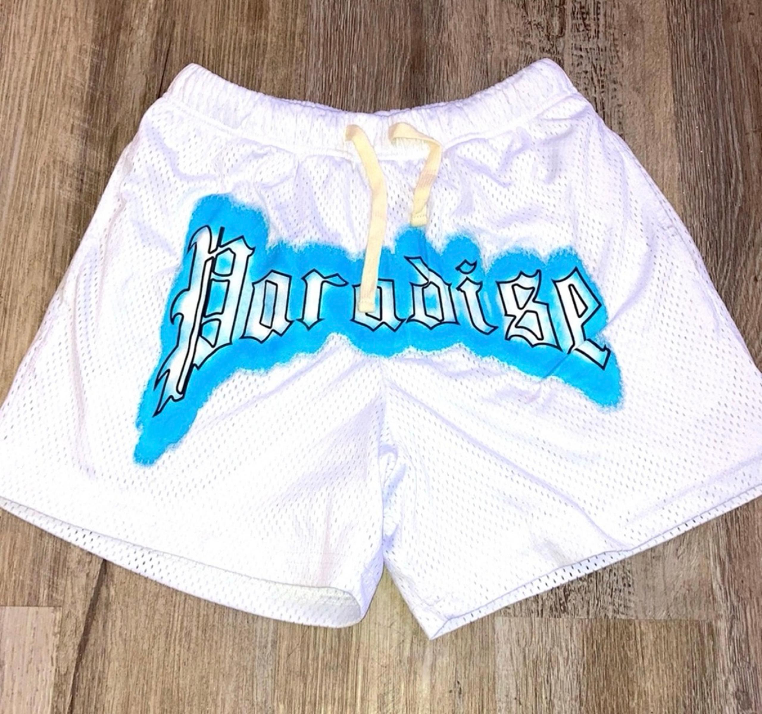 Forever 21 men’s paradise shorts athletic beach jersey style shorts size small