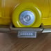 Vintage 1956 Tinplate Yellow Thunderbird