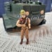 GI Joe Vintage 1988 ARAH Sgt. Slaughter v3 With Warthog Vehicle Almost Complete