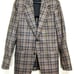Gucci tailored jacket size 44, checkered pattern, men's.