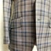 Gucci tailored jacket size 44, checkered pattern, men's.