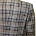 Gucci tailored jacket size 44, checkered pattern, men's.