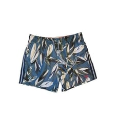 Ted Baker London BURY Large Leaf Print Swim Trunks Green Teal 4 L
