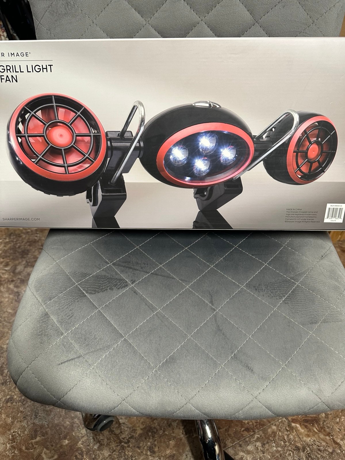 Brand New In A Box BBQ Grill Light And Fan