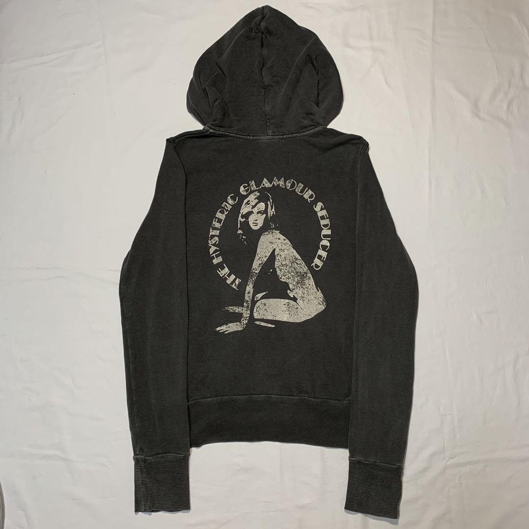 Hysteric Glamour Fade Design Zip Hoodie