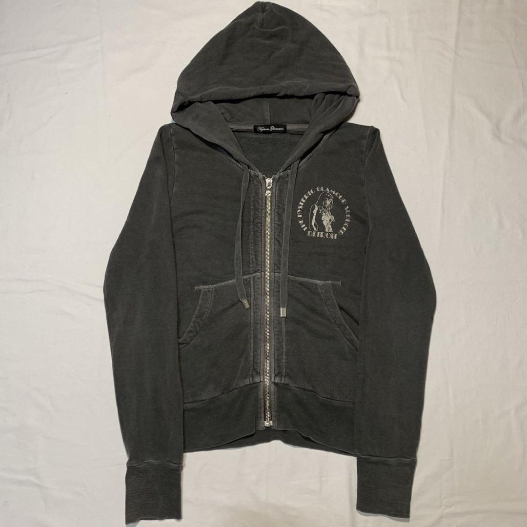 本物 Fade Glamour Hysteric Design Hoodie Zip トップス