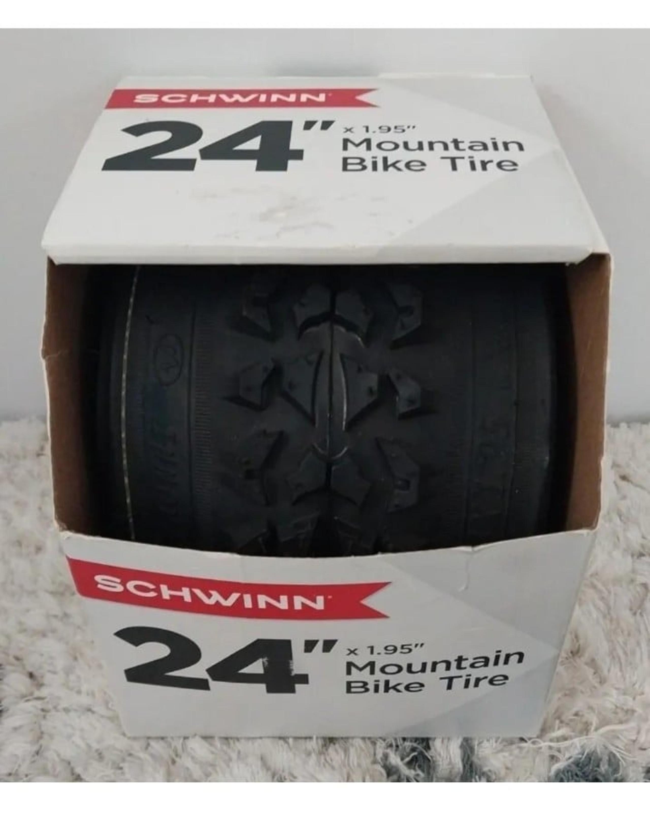 Schwinn 24'' x 1.95'' Mountain Bike Tire Steal Bead Construction