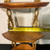 Mid Century Modern Sexton 3 Tier Corner Wall Mount Shelf