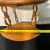 Mid Century Modern Sexton 3 Tier Corner Wall Mount Shelf