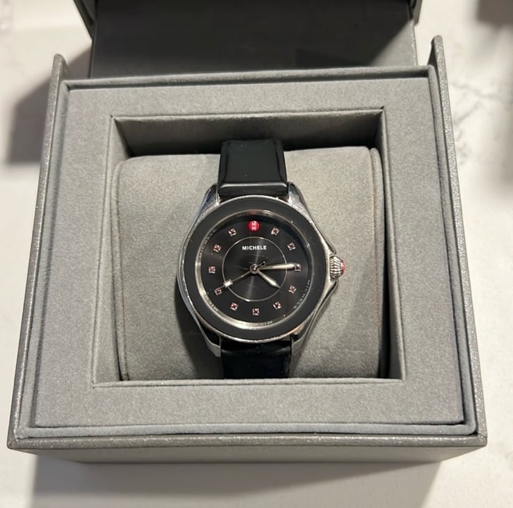michele rubber watch