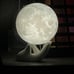 Moon Lamp, 3.5 inch 3D Printing Lunar Lamp Night Light with White