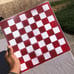 Chess Set - Premium Red & White