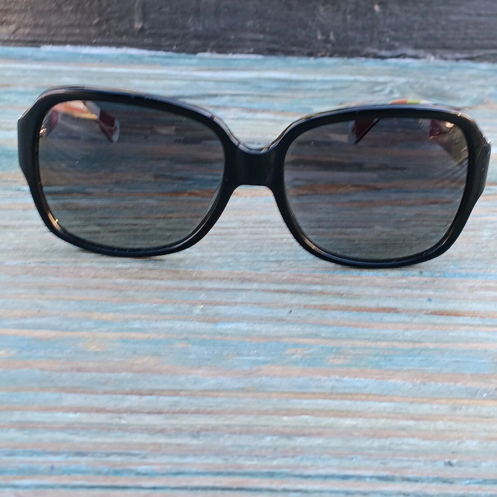 Coach HC8043 Bridget S 5211T3 Black/Blk Legacy Stripe 59*16 135 3P Sunglasses