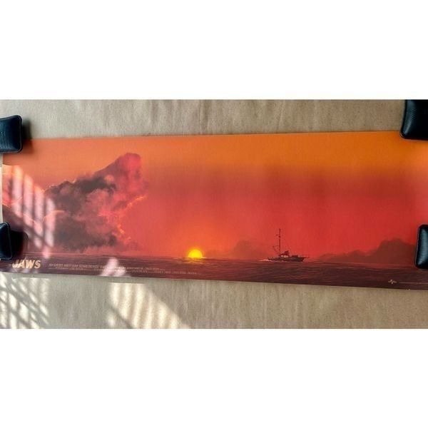 Jaws art print - Beautiful sunset image - limited edition.