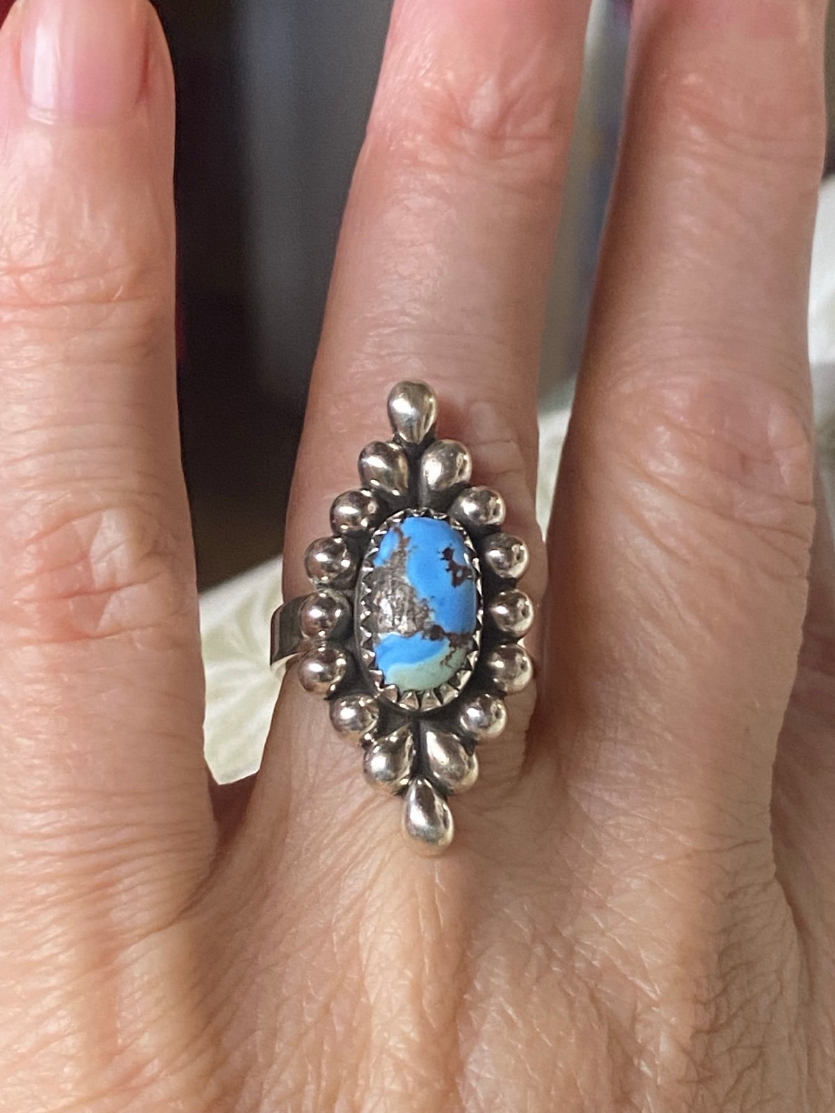 New sterling silver 925 and golden hills adjustable ring