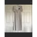 Danielle Bernstein Striped Puffy Sleeve Midi Dress