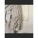 Danielle Bernstein Striped Puffy Sleeve Midi Dress