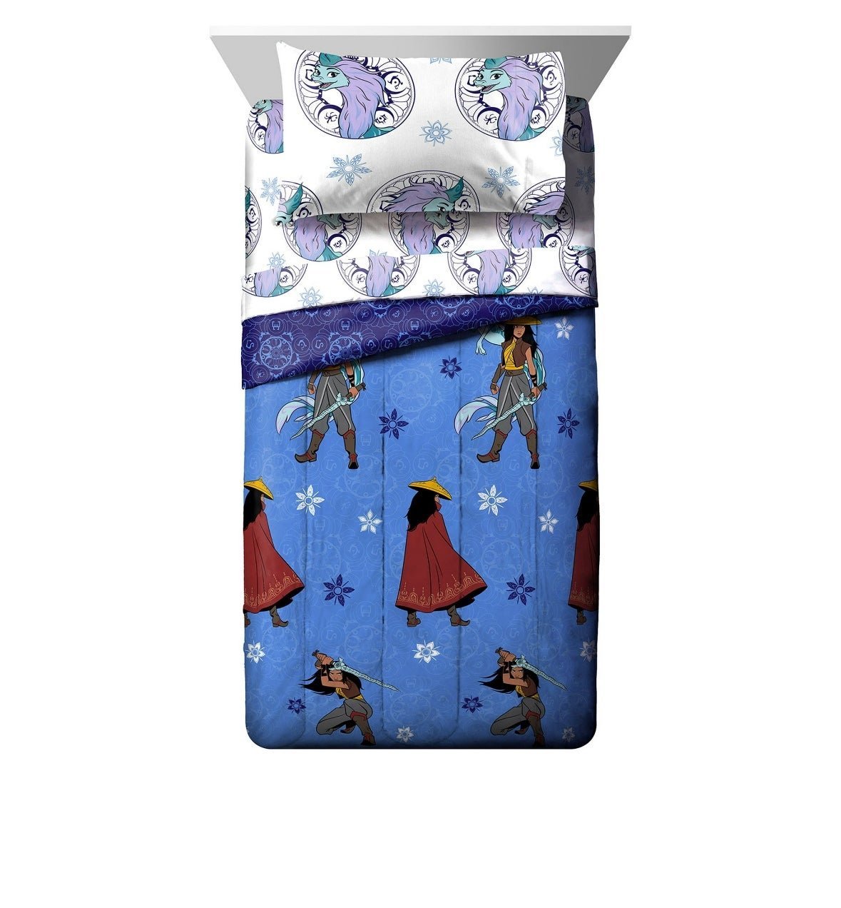 Raya and the Last Dragon Heart Warrior Twin sheet set and comforter