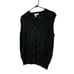 John W. Nordstrom Merino Wool Button Front Black Vest Sz Medium