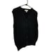 John W. Nordstrom Merino Wool Button Front Black Vest Sz Medium