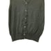 John W. Nordstrom Merino Wool Button Front Black Vest Sz Medium