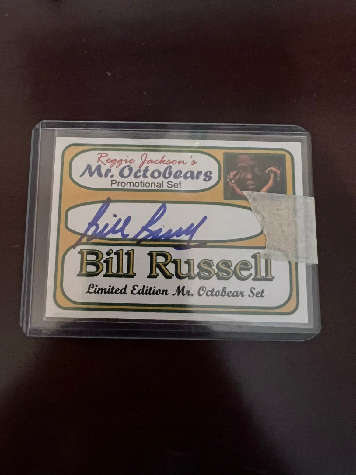 Hollywood Collectibles Bill Russell Auto Liimited Edition Mr October Card Signed