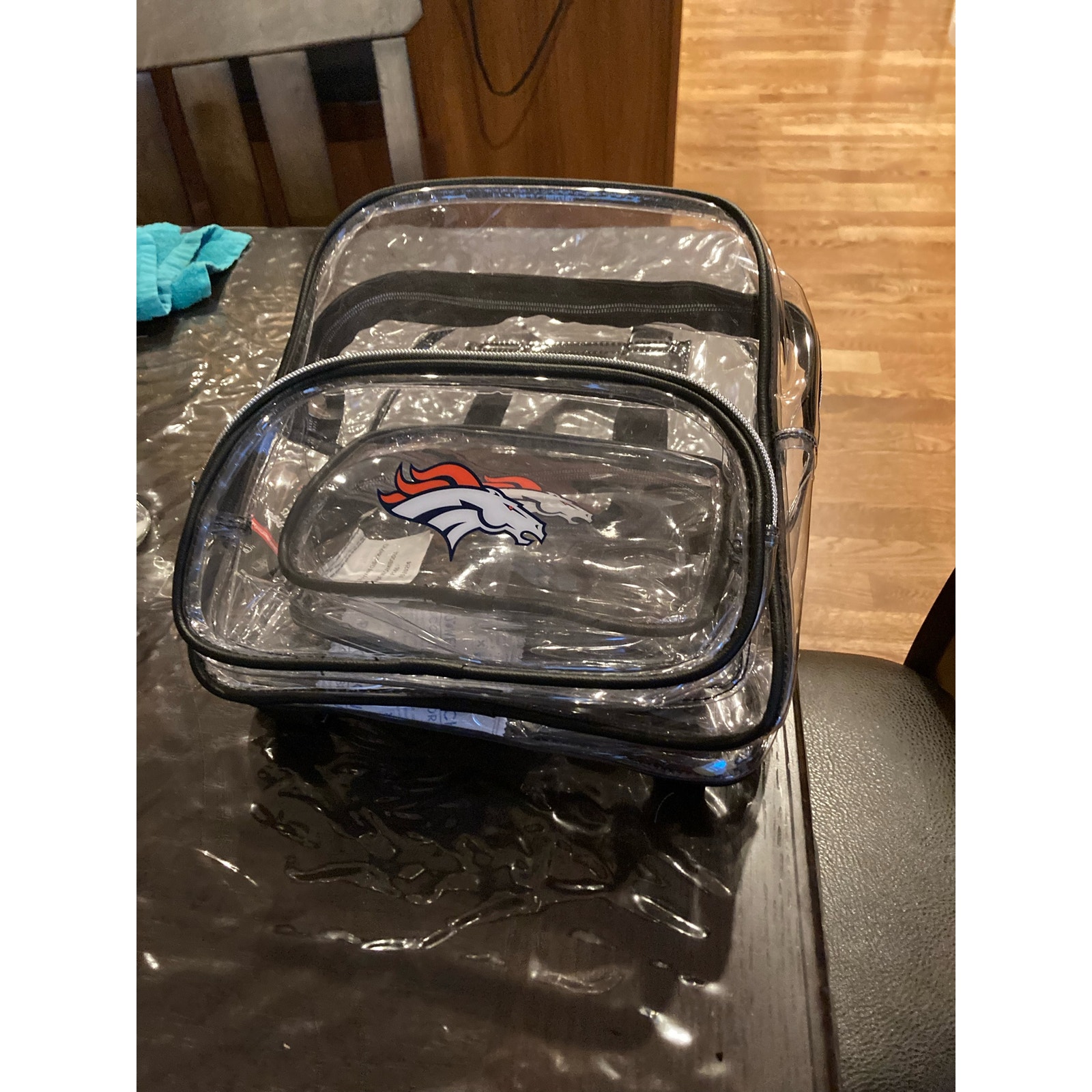 Logo brands NFL Denver broncos stadium bag set NWT