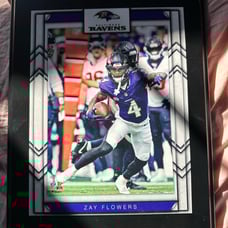 Rookie Zay Flowers Baltimore Ravens 10.5 x 13 Player Sublimated Plaque